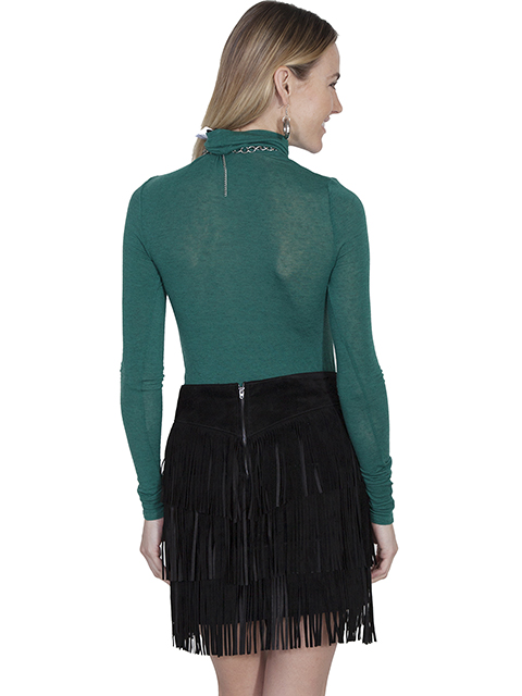 (image for) Short fringe skirt